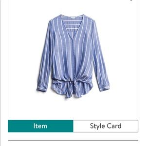 Stitch Fix Albba ahem Tie top - worn once!